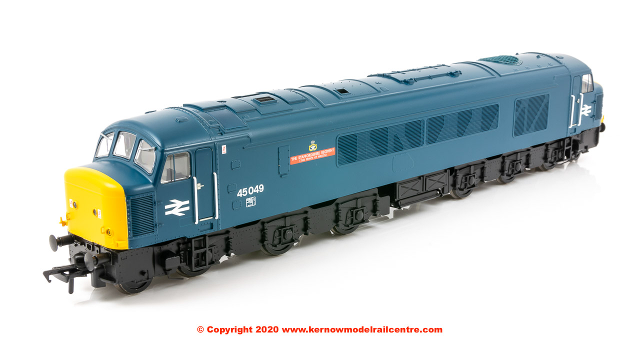 32-687TLSF Bachmann Class 45/0 Diesel Locomotive number 45 049 named "The Staffordshire Regiment (Prince of Wales')" in BR Blue livery